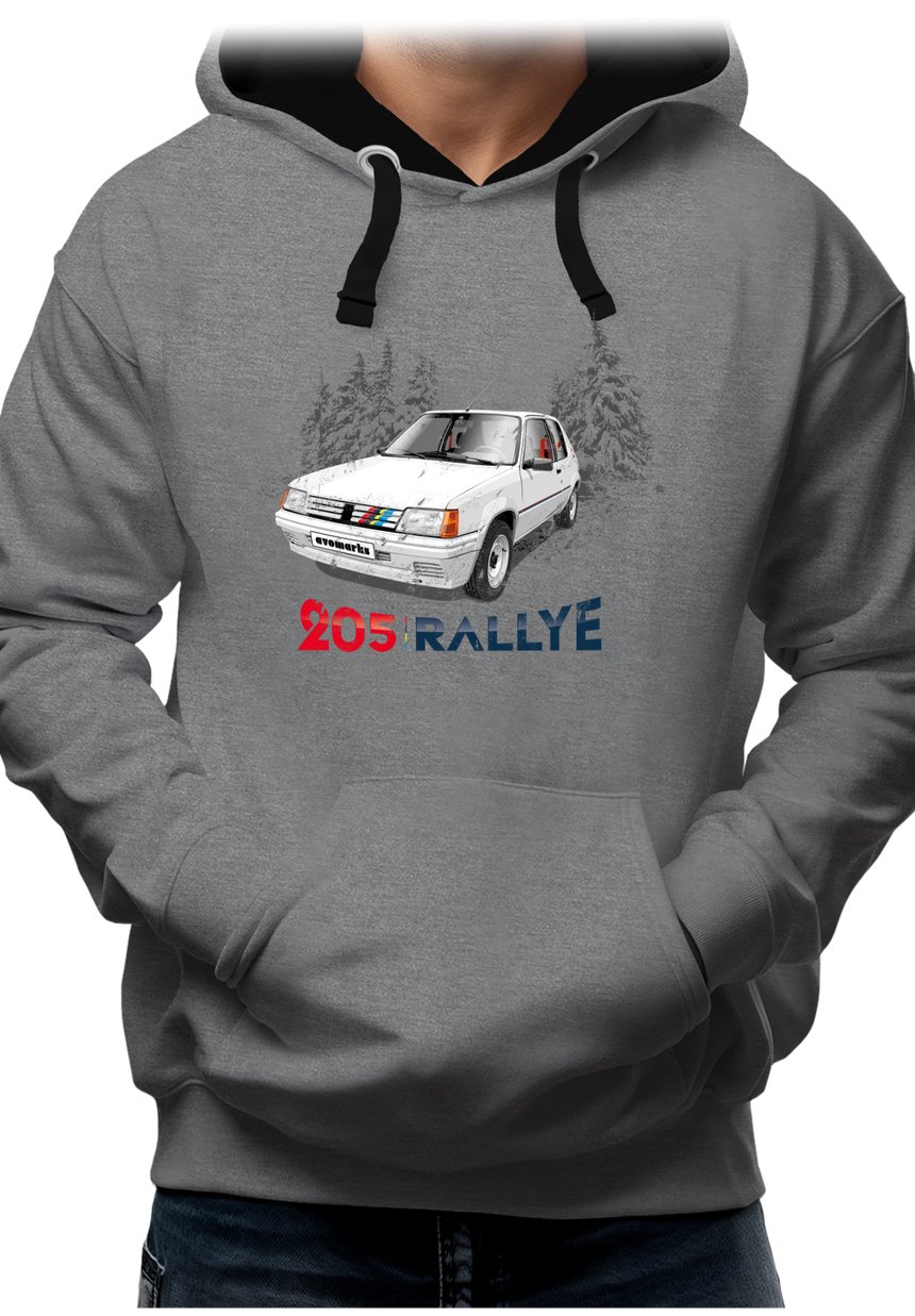 Sweat Adulte Voiture 205 Rallye