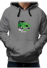 Sweat Adulte Deuch verte sans retouche