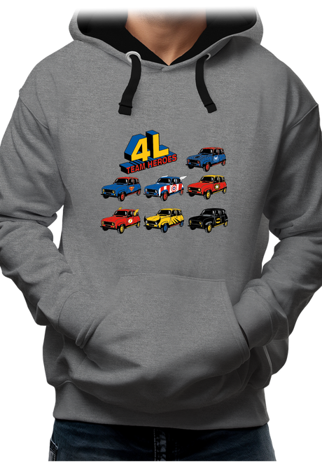 Sweat Adulte 4L Team super heroes