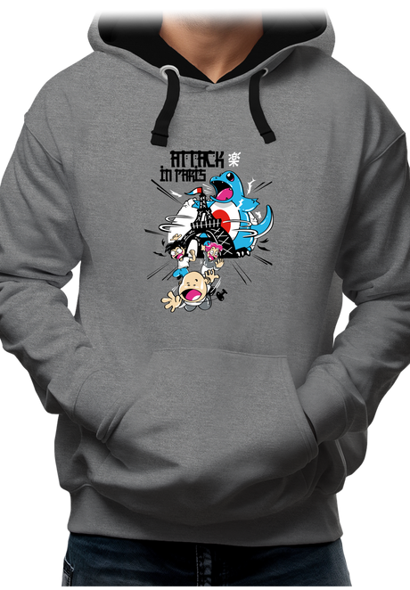 Sweat Adulte Attack In Paris Carapuce