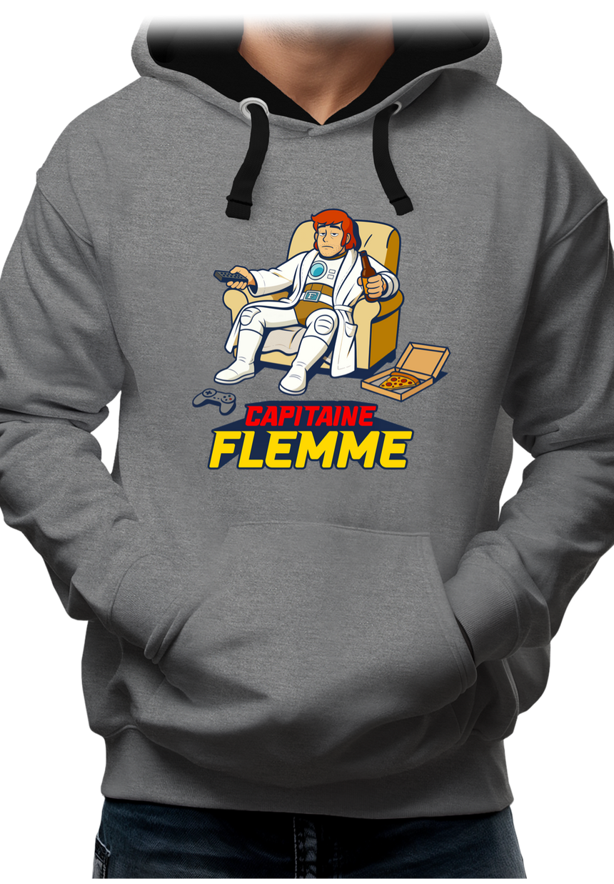 Sweat Adulte Capitaine Flemme