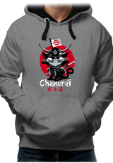 Sweat Adulte Chat en samouraï
