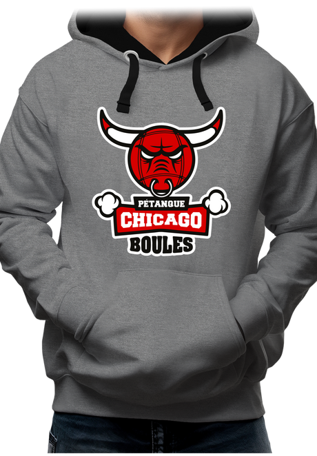 Sweat Adulte Pétanque Chicago Boules