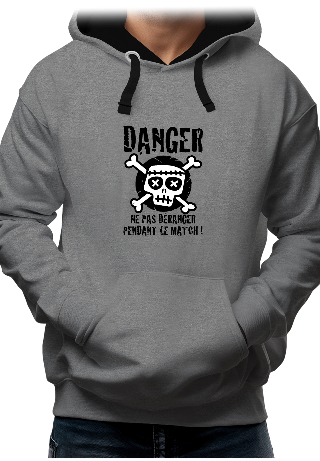 Sweat Adulte Danger Match ne pas déranger