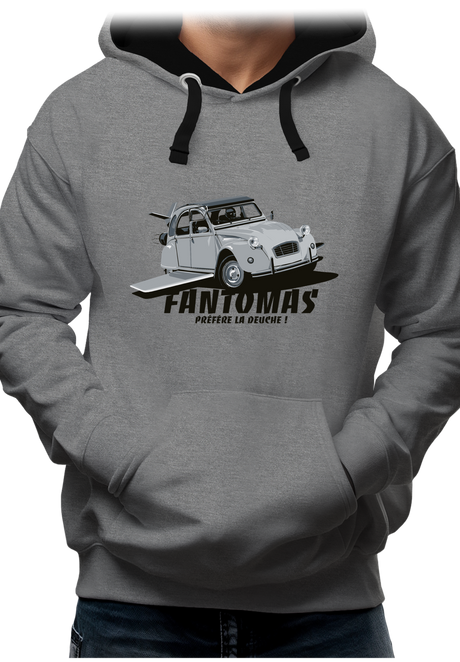 Sweat Adulte Voiture 2CV de Fantomas