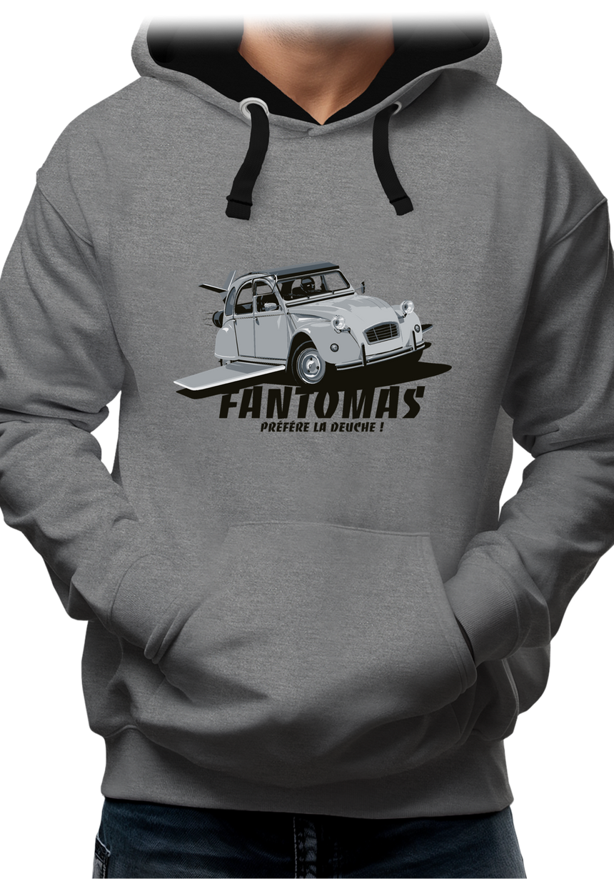 Sweat Adulte Voiture 2CV de Fantomas