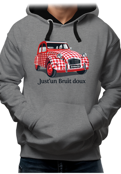 Sweat Adulte Voiture 2CV Just'un Bruit doux