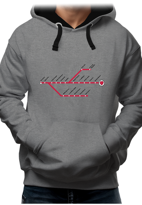 Sweat Adulte Love Line Homme