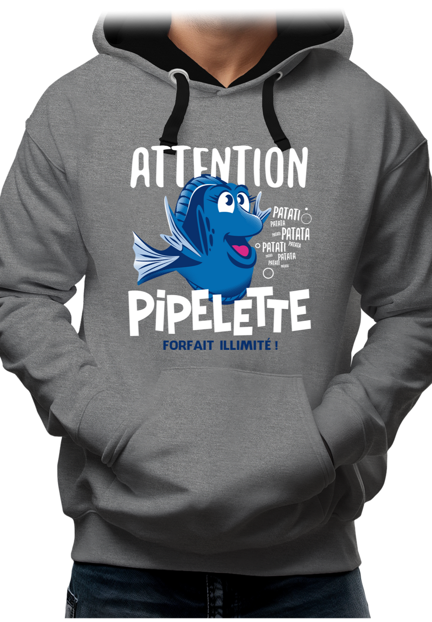 Sweat Adulte Attention Dory poisson pipelette