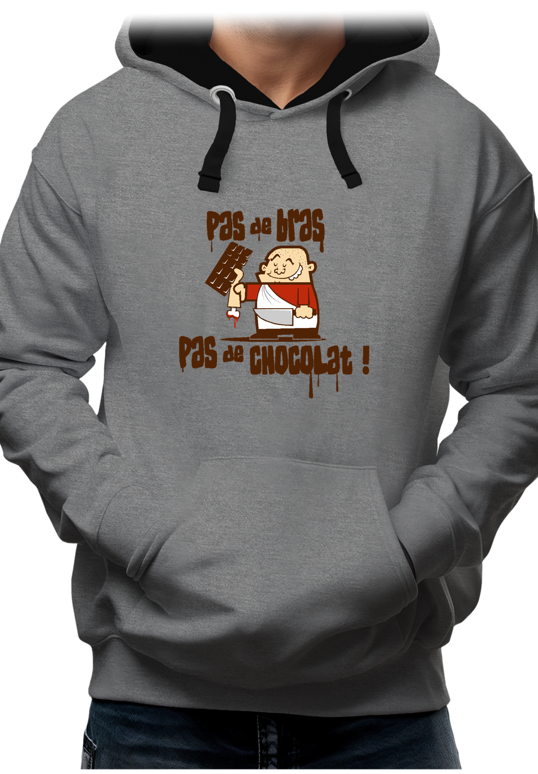 Sweat Adulte Pas De Bras Pas De Chocolat