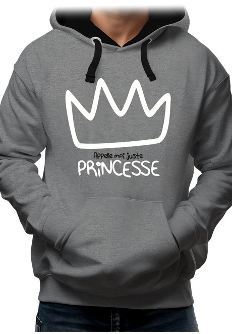 Sweat Adulte Appelle moi juste Princesse