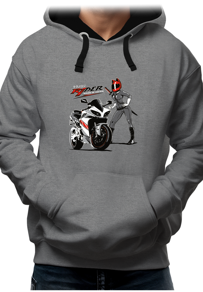 Sweat Adulte Moto R1 Made in Japan