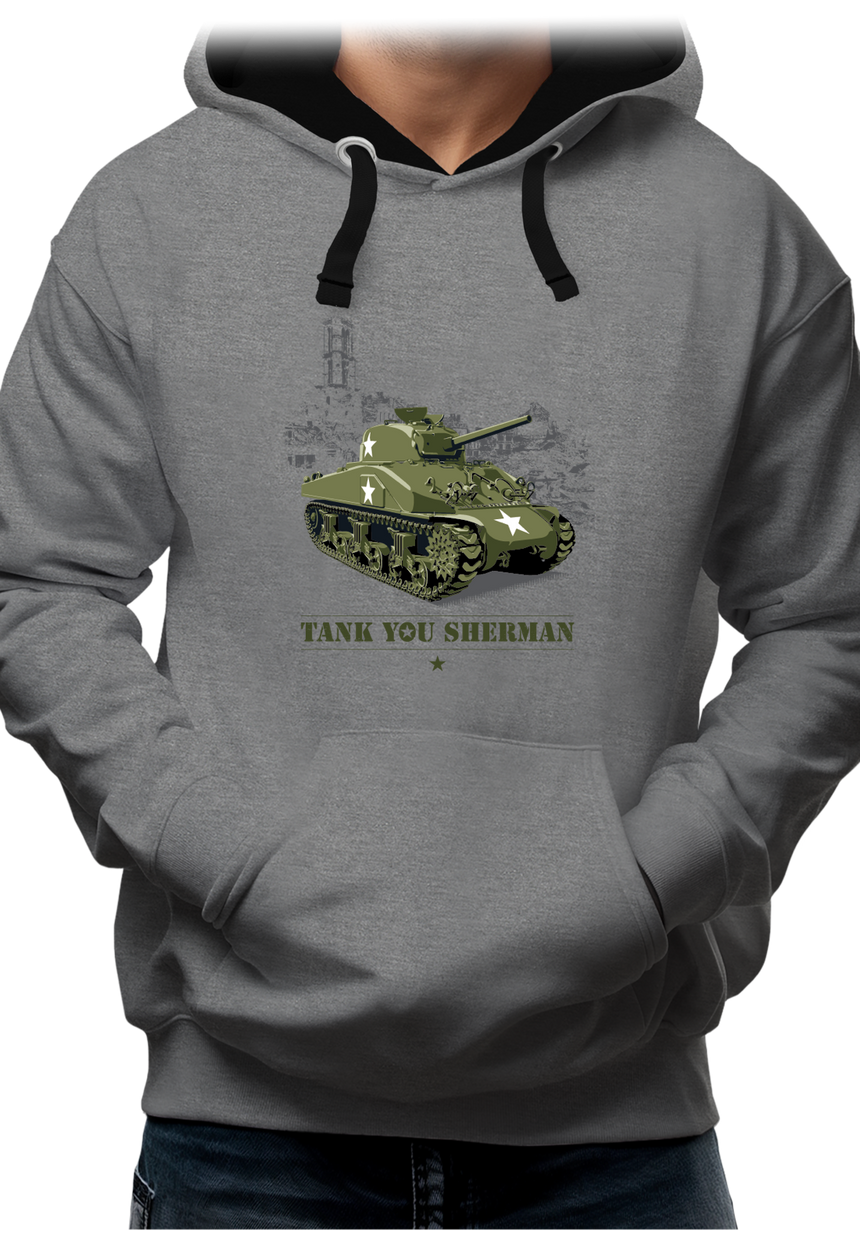 Sweat Adulte Tank Militaire Sherman