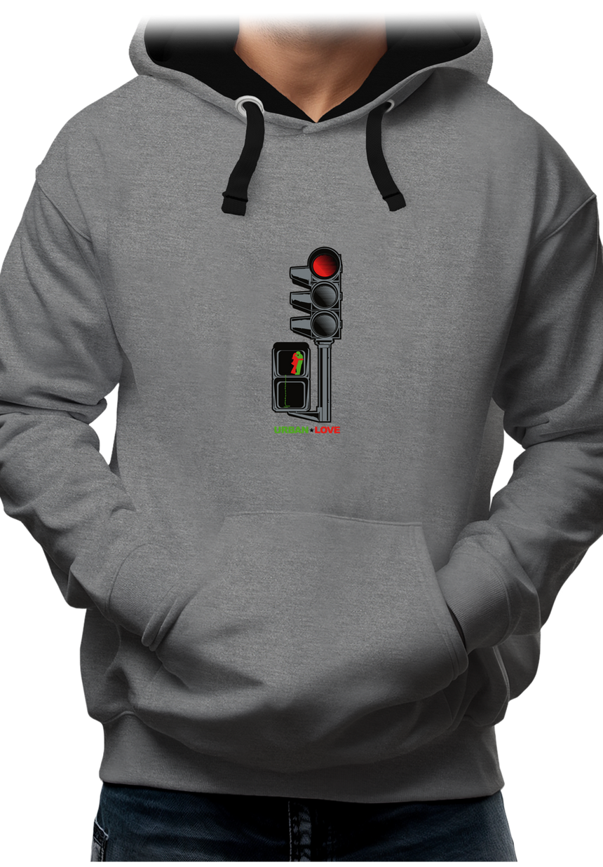 Sweat Adulte Feu tricolore des amoureux