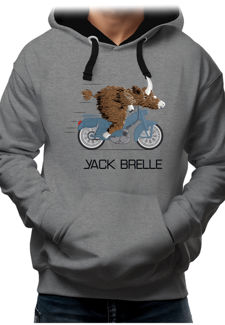 Sweat Adulte Yack Brelle en moto