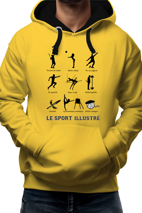 Sweat Adulte Sport Illustre