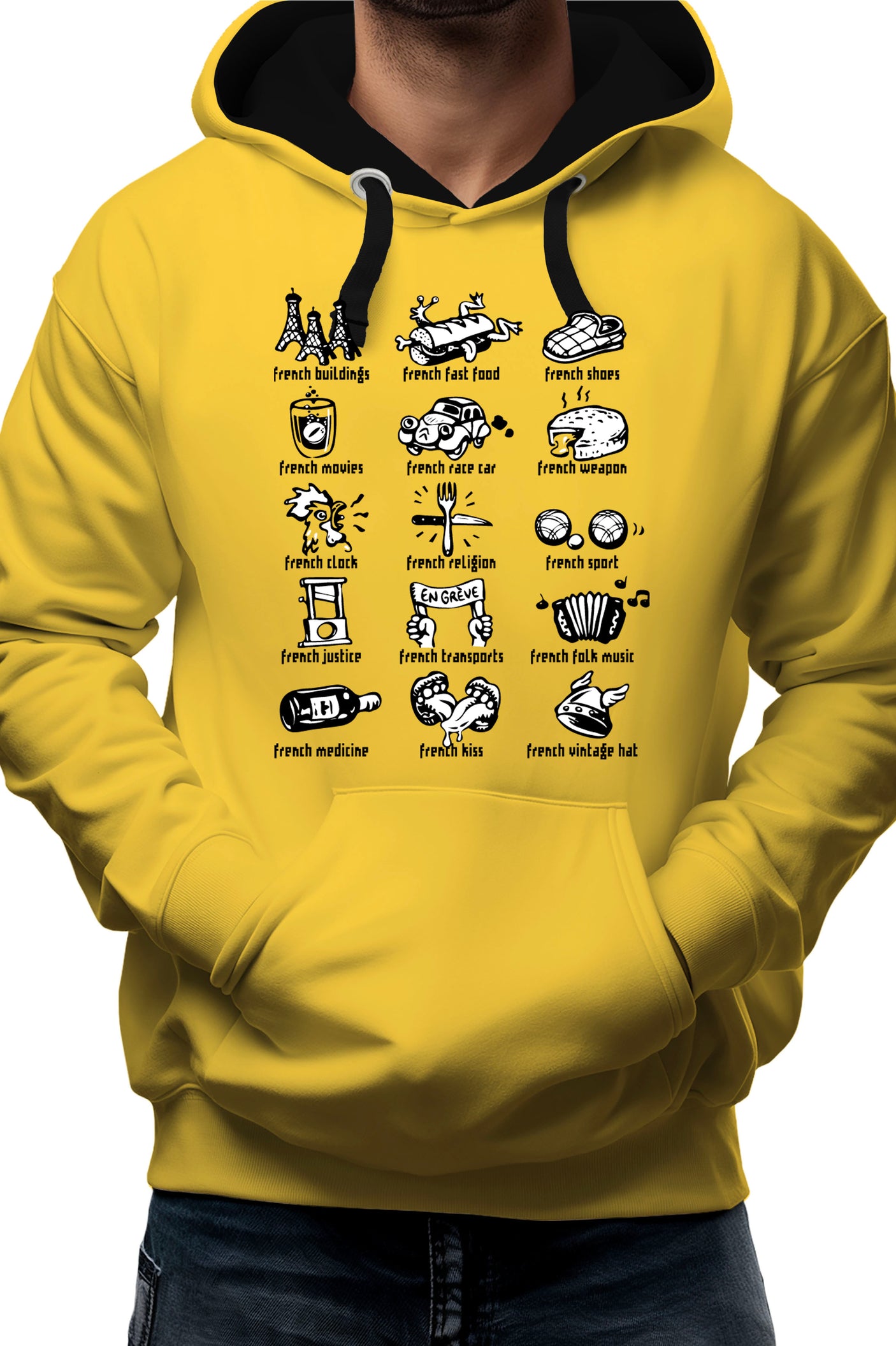 Sweat Adulte French French Symbol