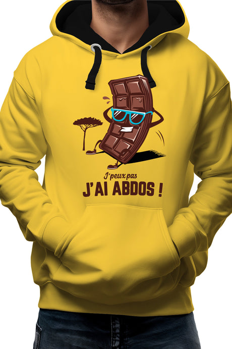 Sweat Adulte Des Abdos en tablette de chocolat