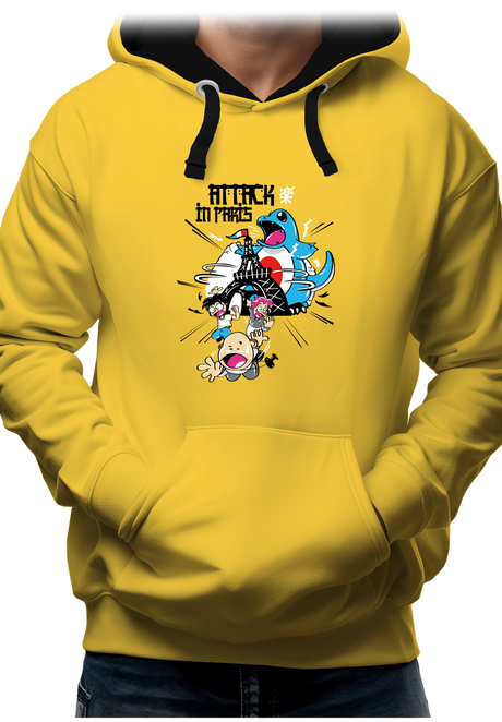 Sweat Adulte Attack In Paris Carapuce