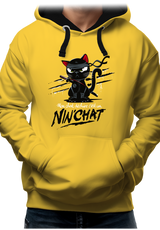 Sweat Adulte Mon chat déchire tout c'est un ninja