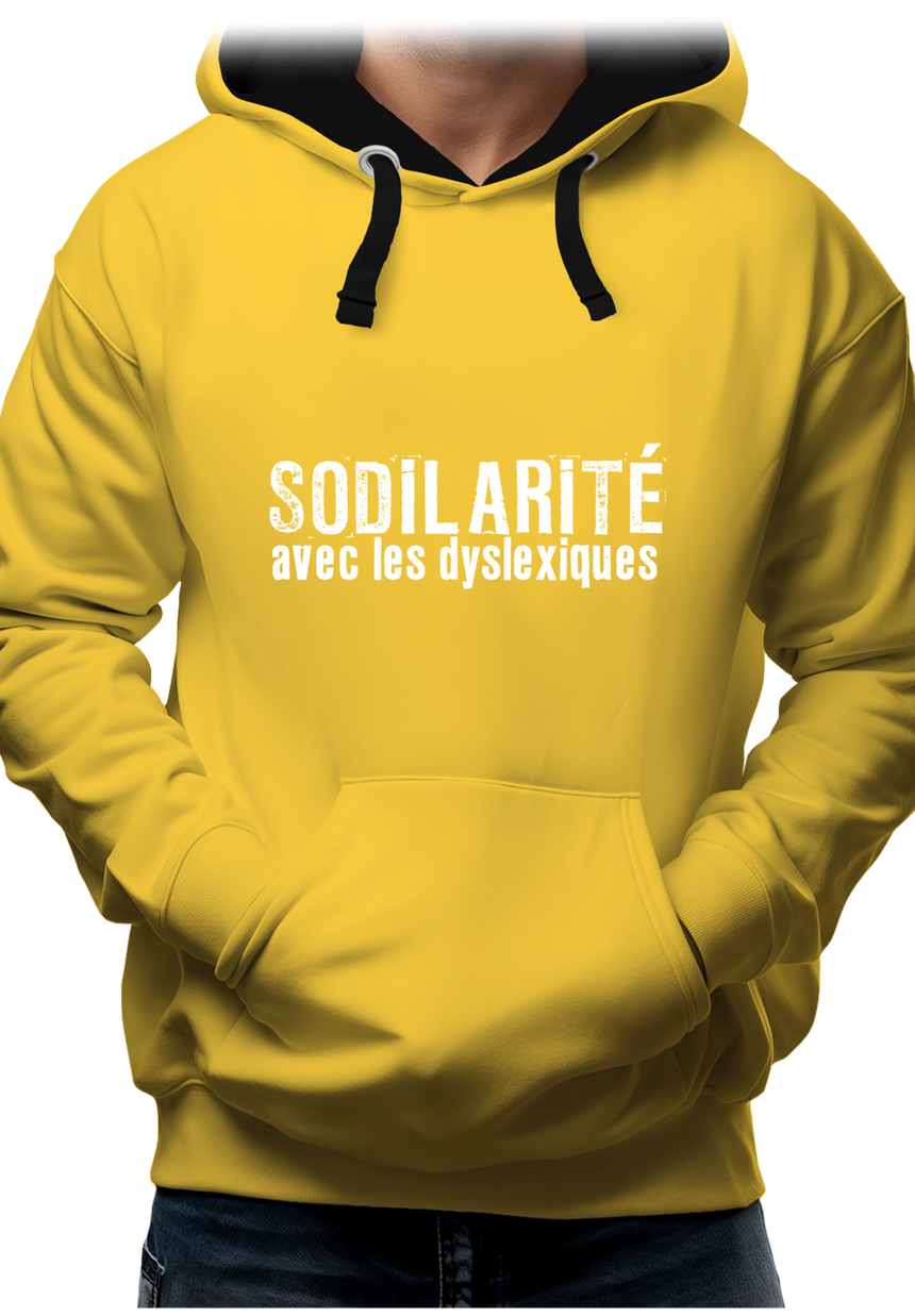 Sweat Adulte Sodilarité avec les dyslexiques