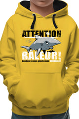 Sweat Enfant Attention requin raleur