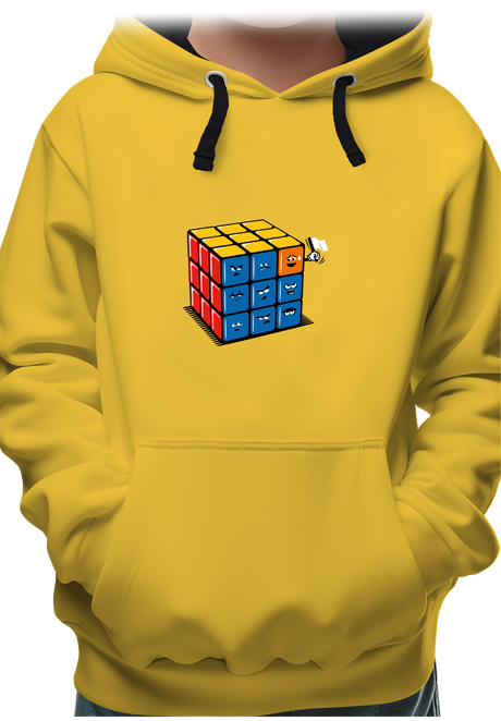 Sweat Enfant Ruby cube avec drapeau