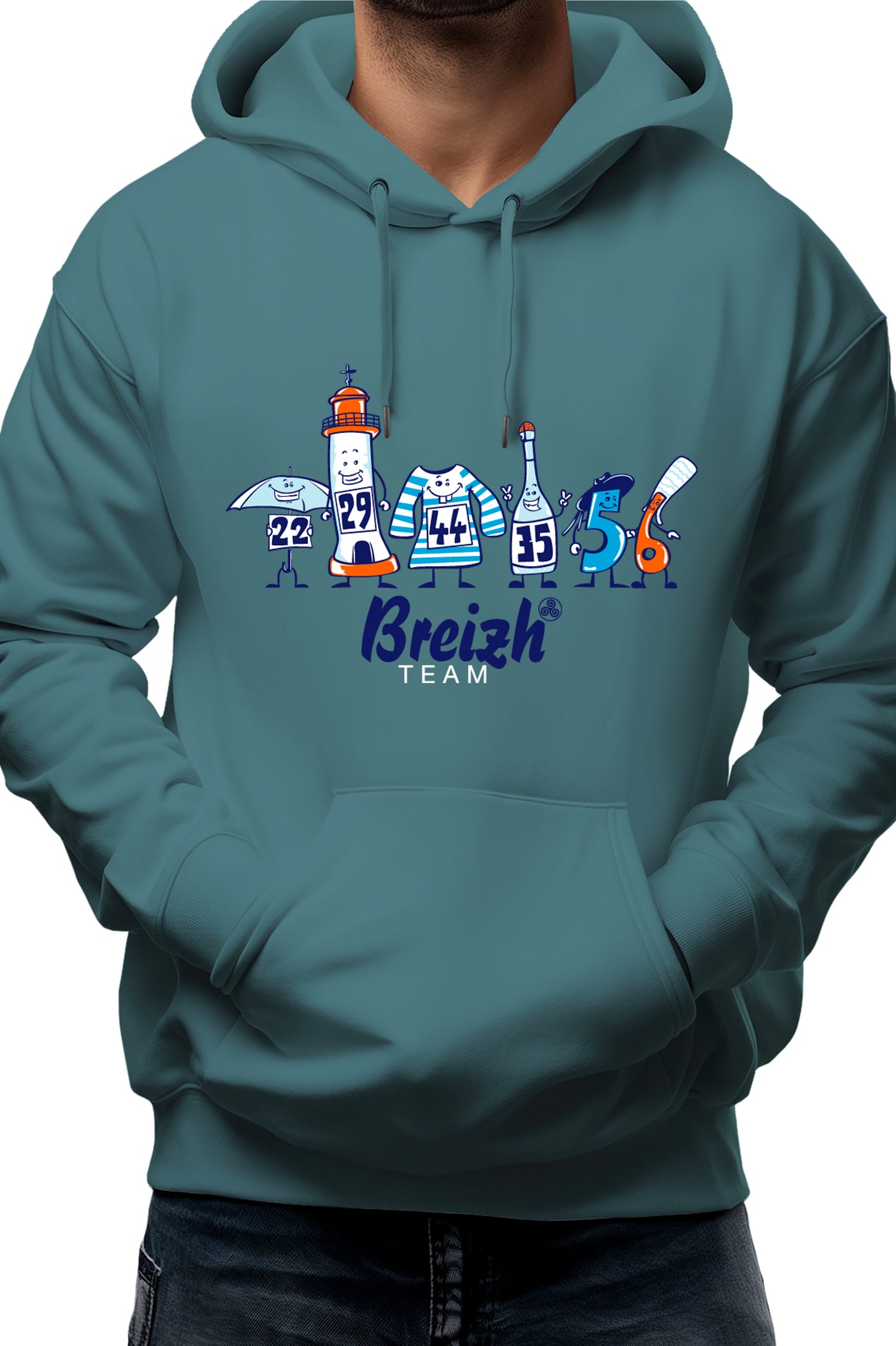 Sweat Adulte Breizh team departement