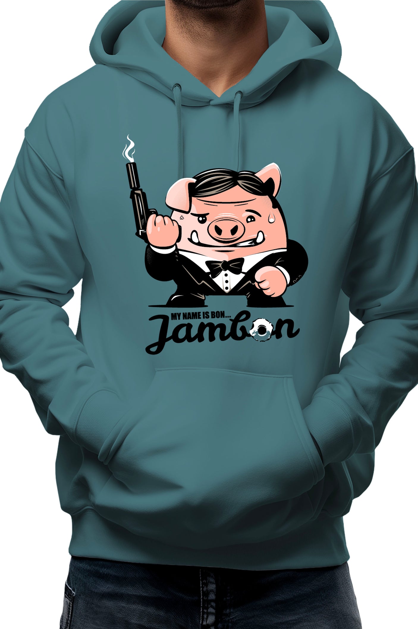 Sweat Adulte My name is Jean JAMBON