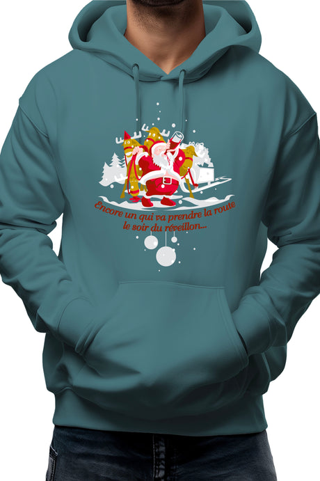 Sweat Adulte Reveillon du pere noel