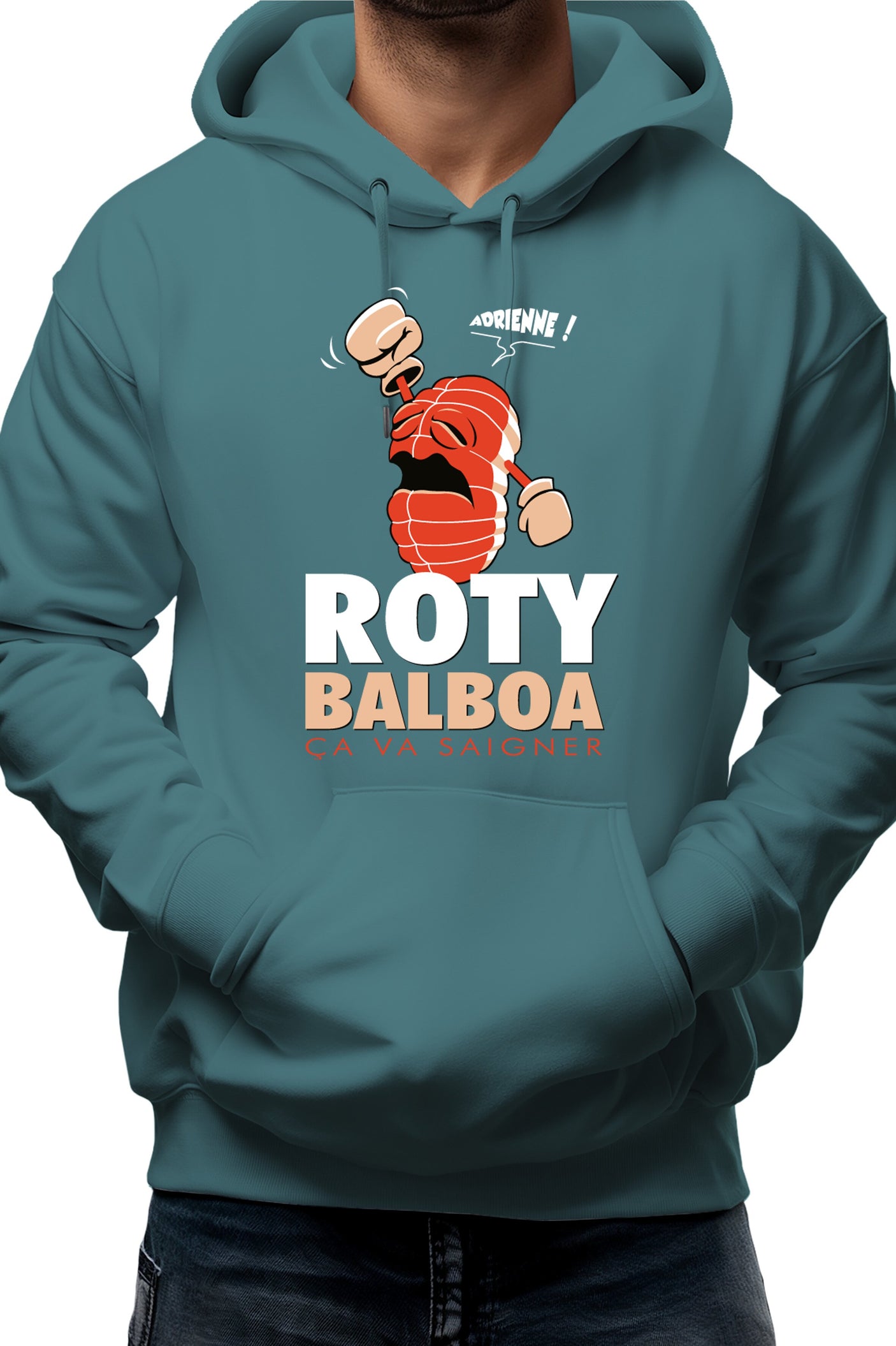 Sweat Adulte Roty Balboa Ca Va Saigner