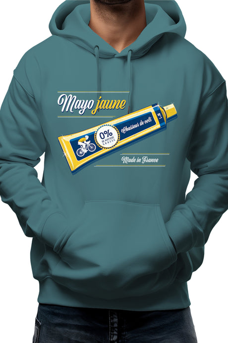 Sweat Adulte Mayo jaune, la maillot des chasseur de cols
