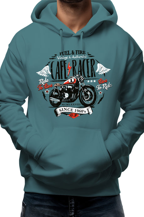 Sweat Adulte Moto Café racer