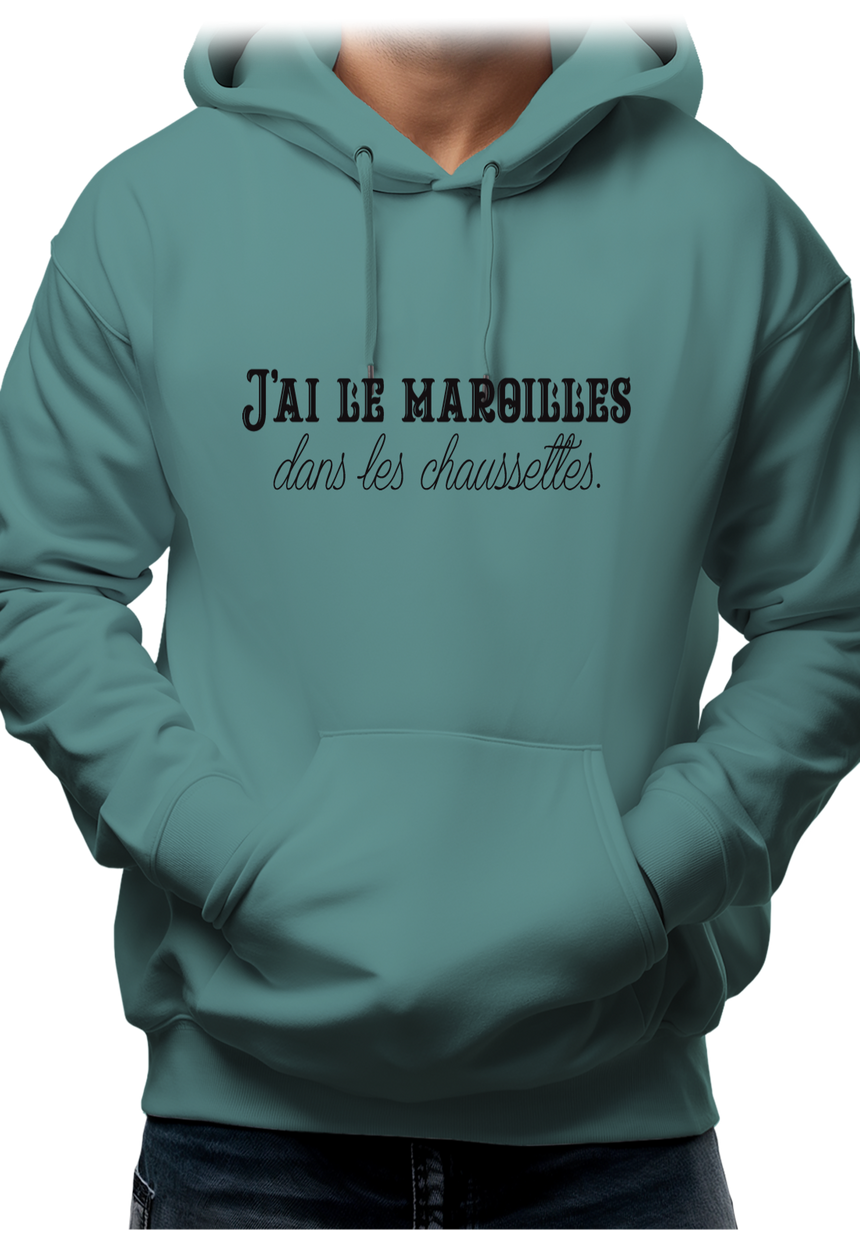 Sweat Adulte J'ai le maroilles dans les chaussettes