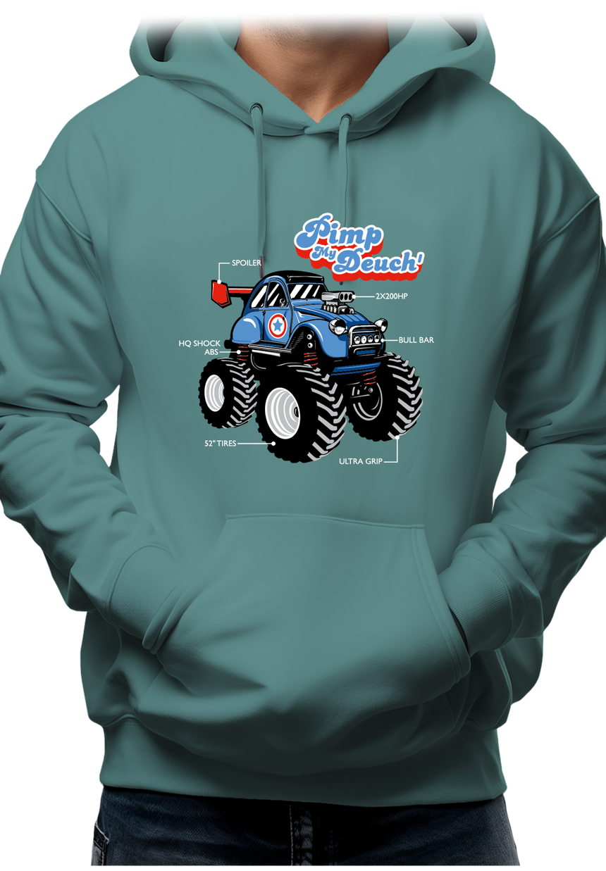 Sweat Adulte Voiture Monster 2CV