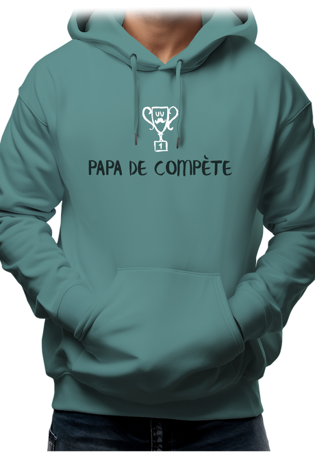Sweat Adulte Un super papa de compète (encre gonflante)