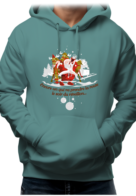 Sweat Adulte Réveillon du père noël