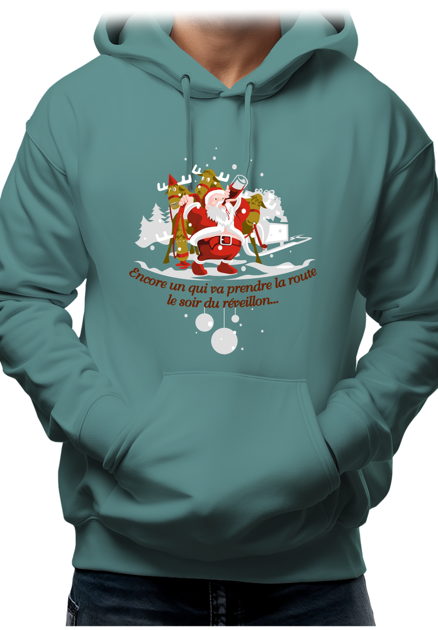 Sweat Adulte Réveillon du père noël