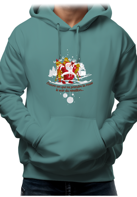Sweat Adulte Réveillon du père noël