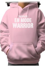 Sweat Adulte Maman en mode warrior