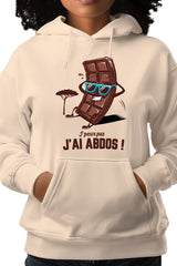 Sweat Adulte Des Abdos en tablette de chocolat
