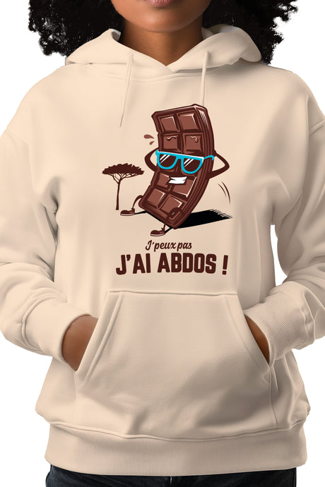 Sweat Adulte Des abdos en tablette de chocolat