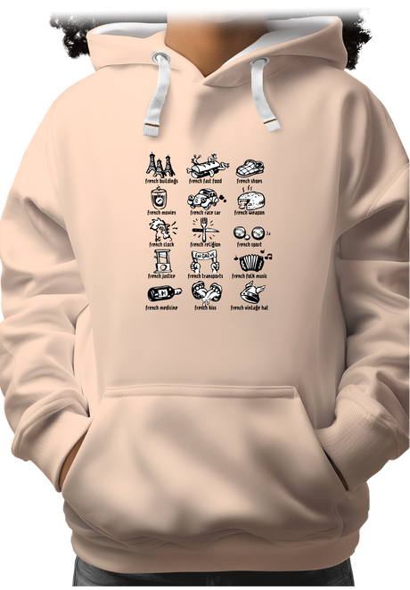 Sweat Adulte French French Symbol