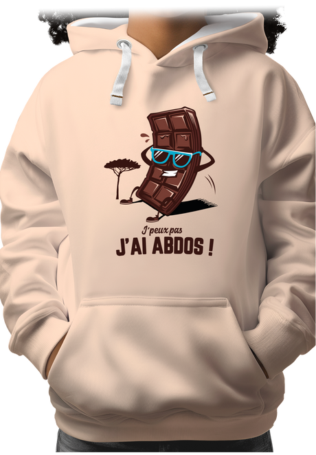 Sweat Adulte Des abdos en tablette de chocolat