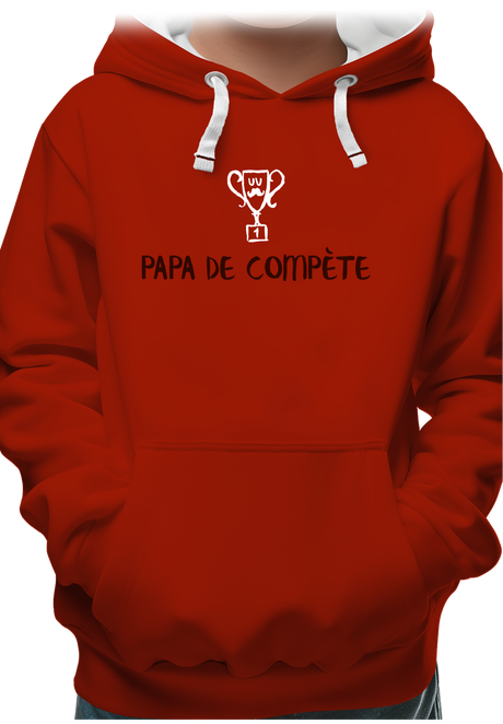 Sweat Enfant Un super papa de compète (encre gonflante)