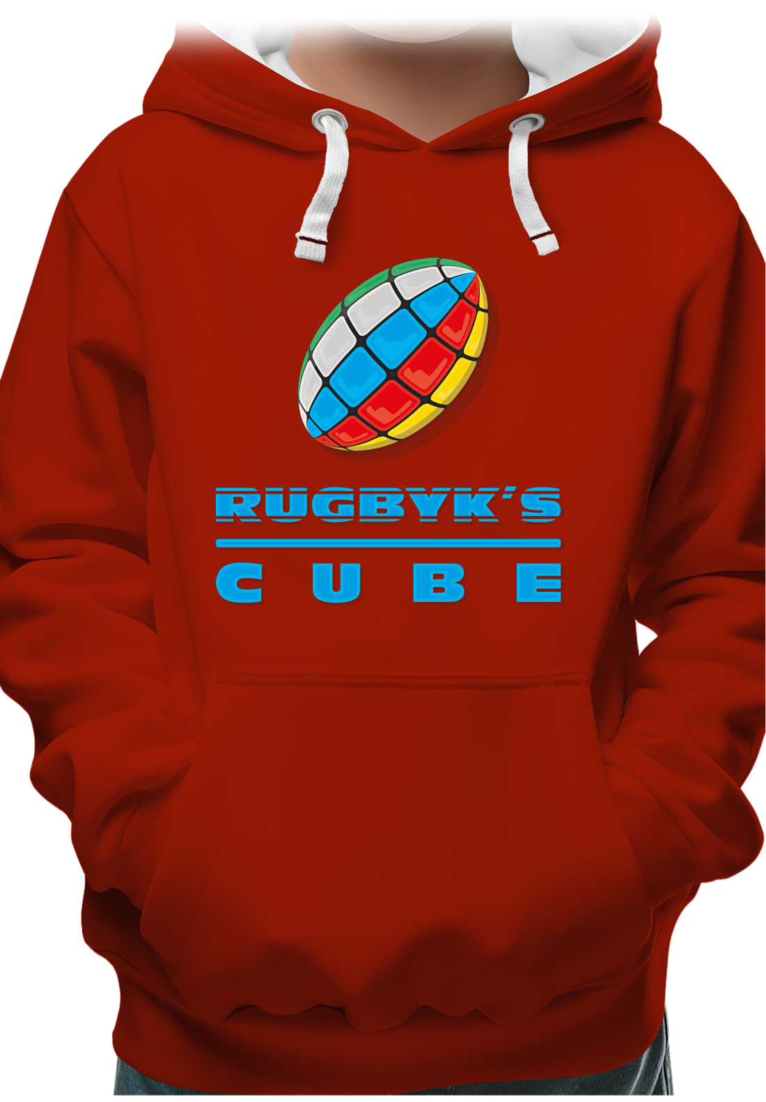 Sweat Enfant Rugby cube