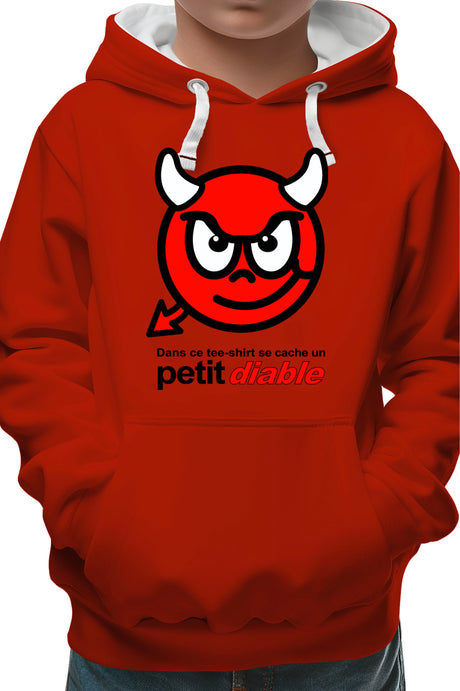 Sweat Enfant Dans ce tee shirt se cache un petit Diable
