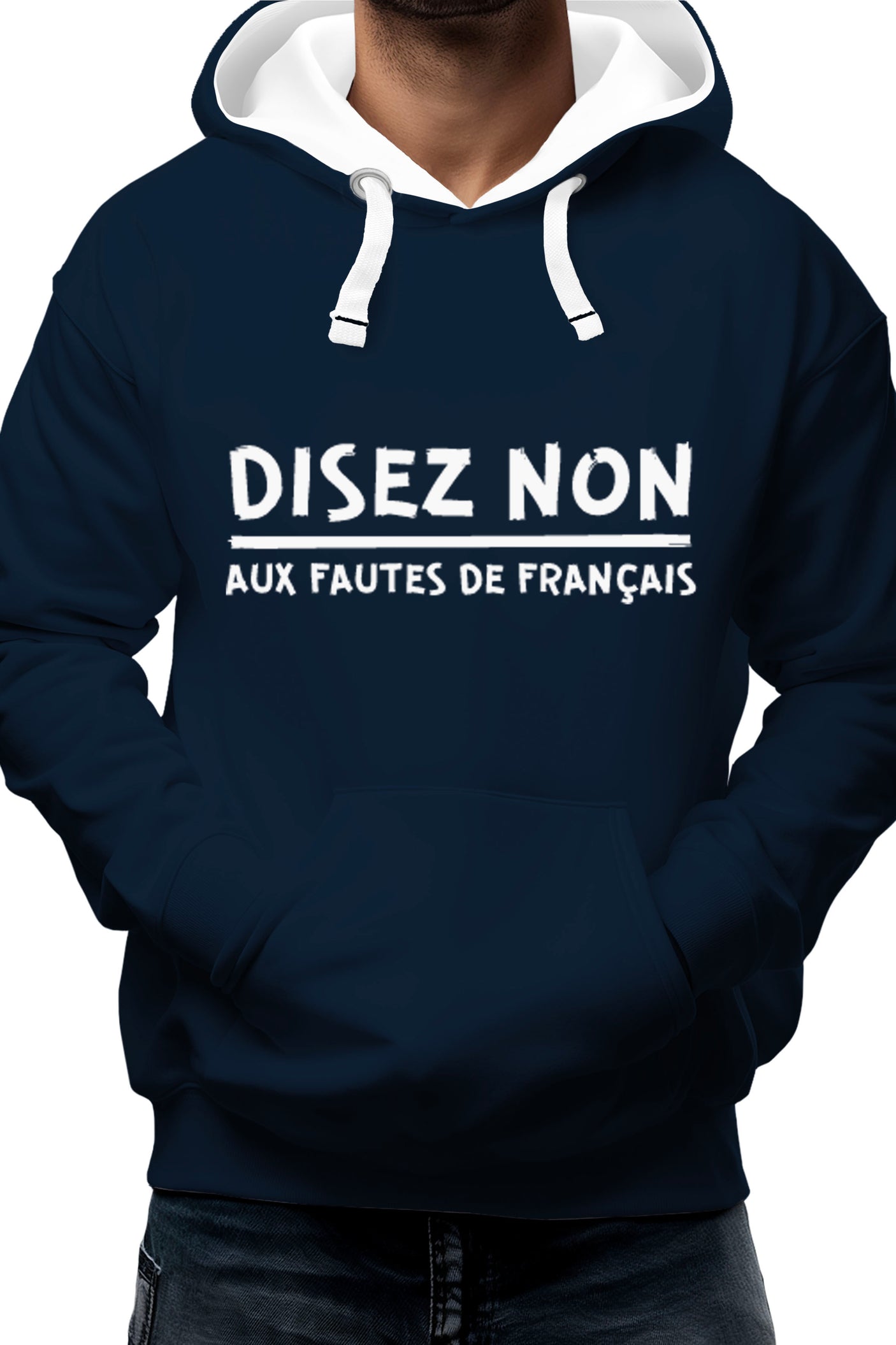 Sweat Adulte Disez non aux fautes de francais