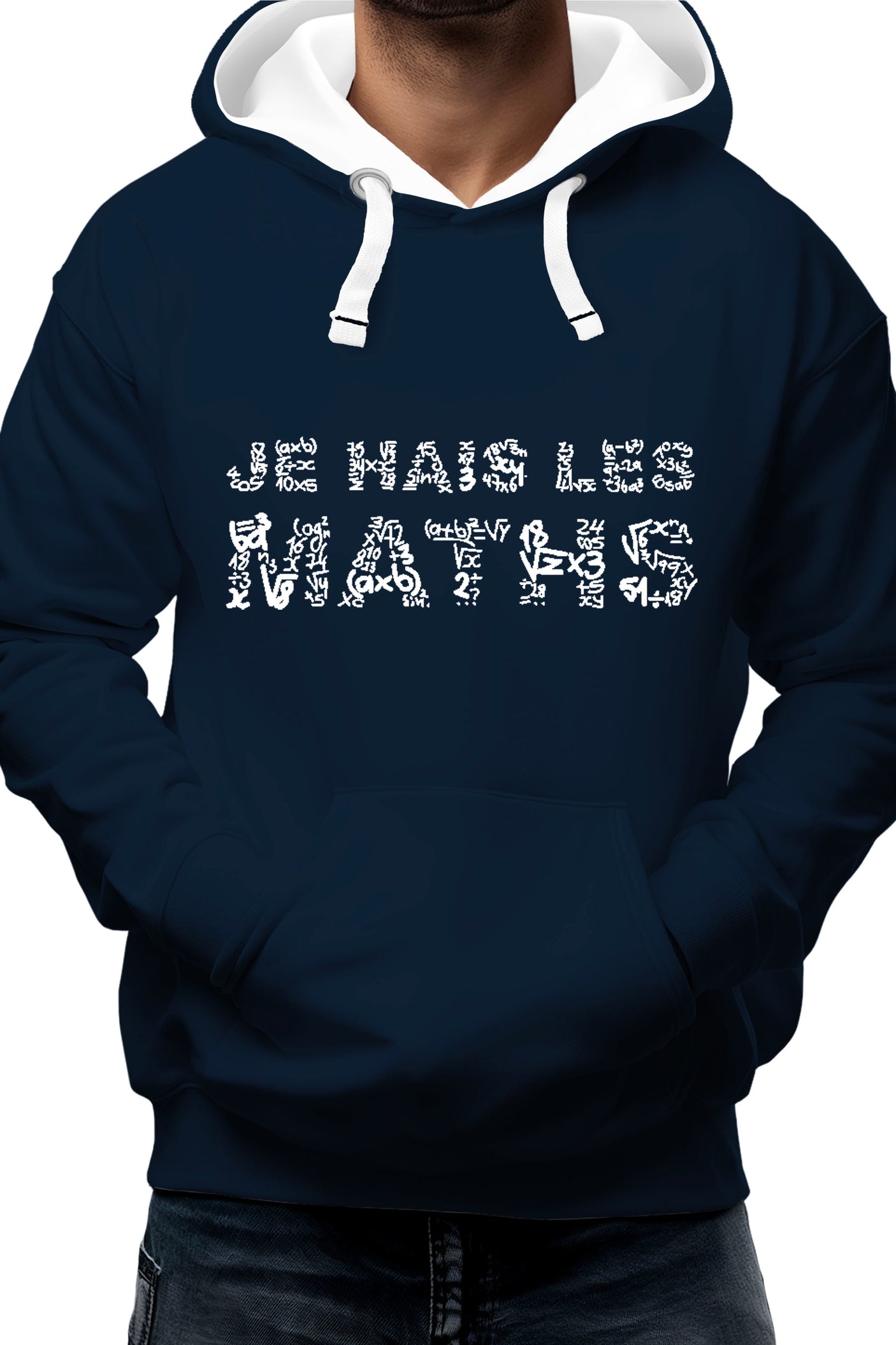Sweat Adulte Je Hais Les Maths