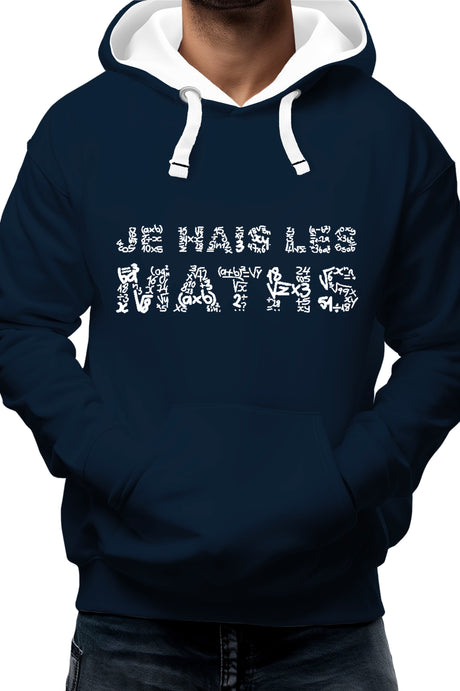 Sweat Adulte Je Hais Les Maths